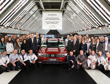 В Калуге началось производство нового поколения Volkswagen Tiguan