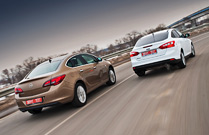 Opel Astra Sedan & Ford Focus Sedan